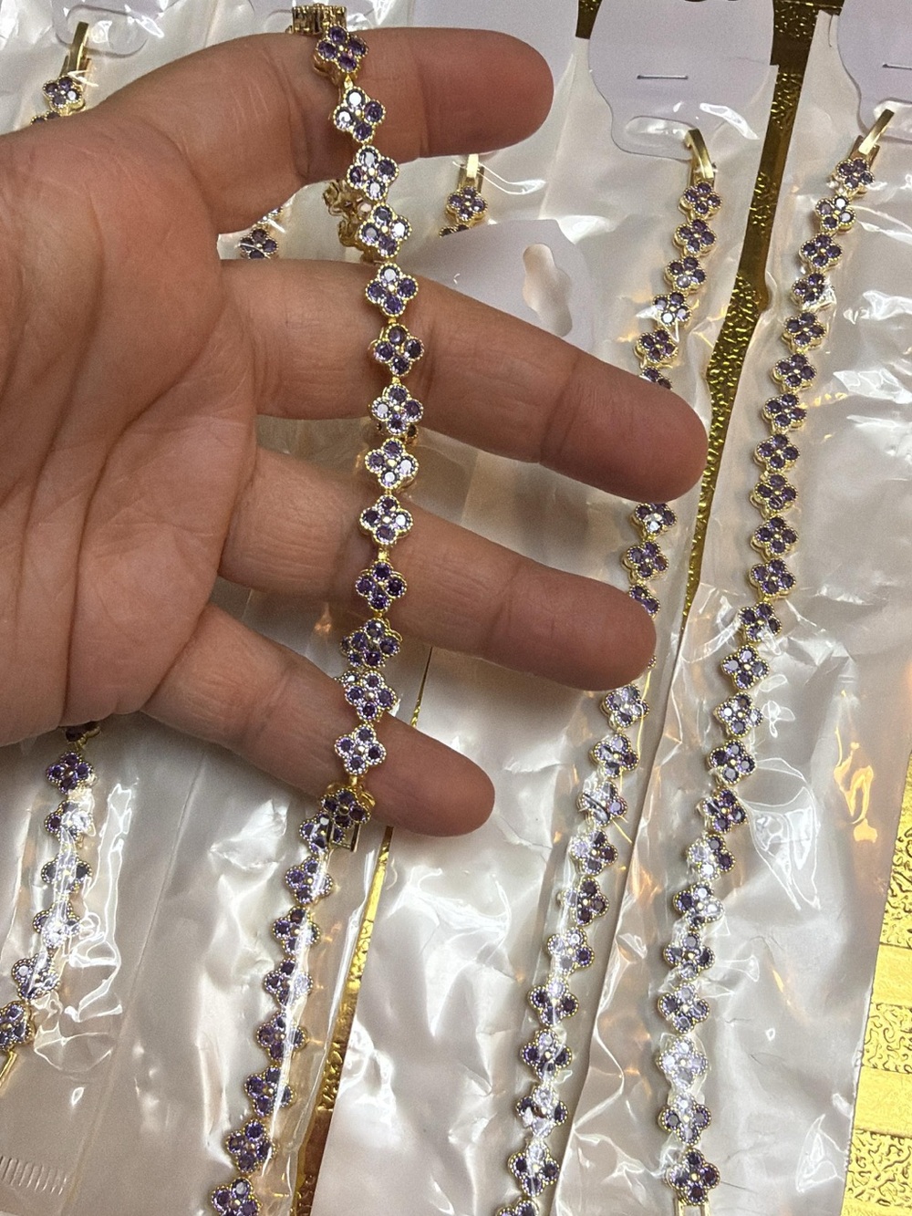 Gold-Plated Link Bracelets - Women Jewelry